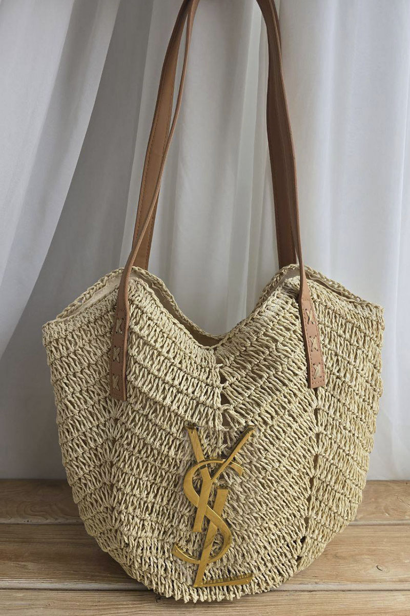 Yves Saint Laurent Плетёная сумка шоппер 32x38 см