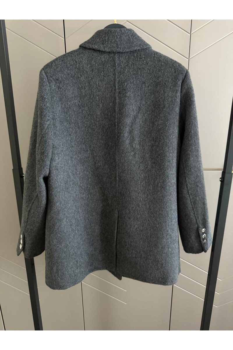 Chrome Hearts Женское шерстяное пальто пиджак Premium - Grey