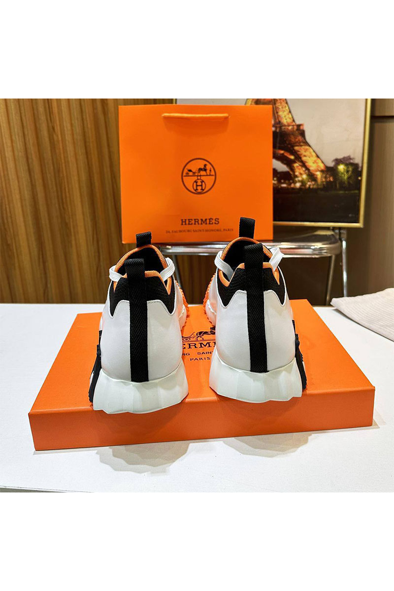 Hermes Мужские кроссовки Depart - Black / White