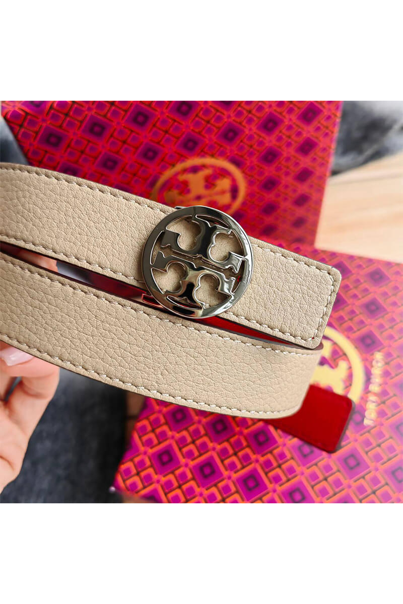 Designer Clothing Двусторонний кожаный ремень Tory Burch - длина 80 / 85 см (2 расцветки)