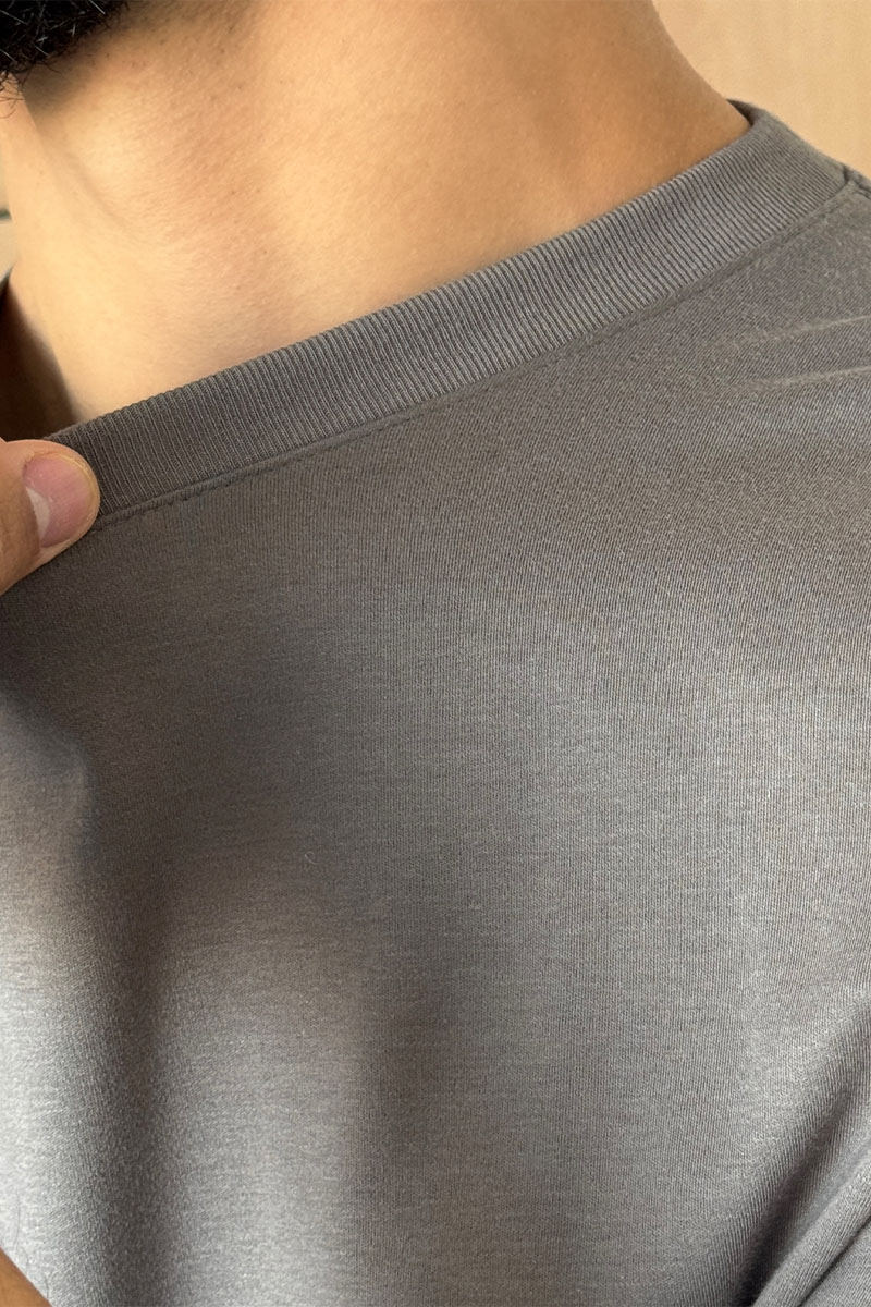 Y-3 Yohji Yamamoto Мужская серая футболка 