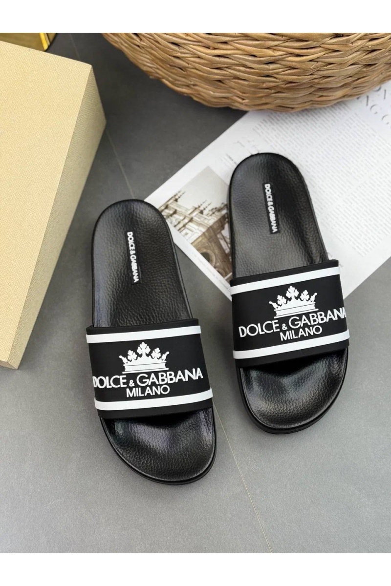 Dоlсе & Gаbbаnа Мужские шлёпанцы crown logo