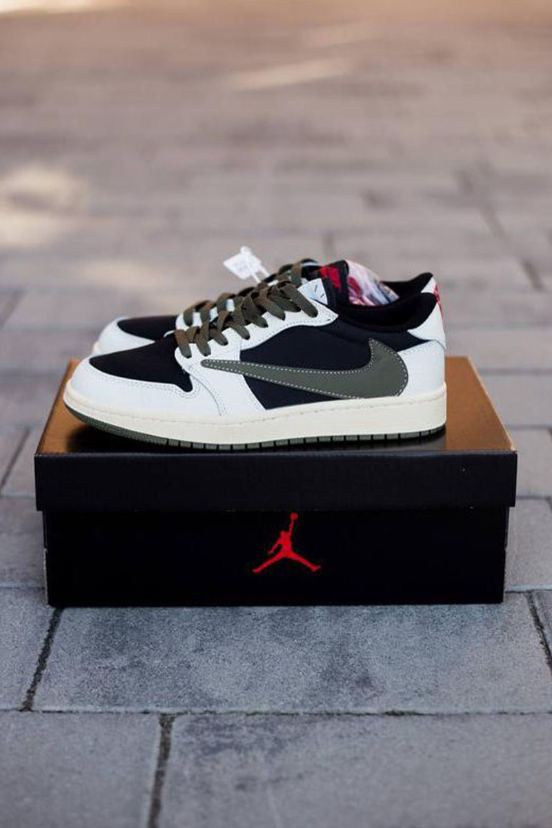 Nike Кроссовки Travis Scott x AJ1 Low OG "Olive" Premium