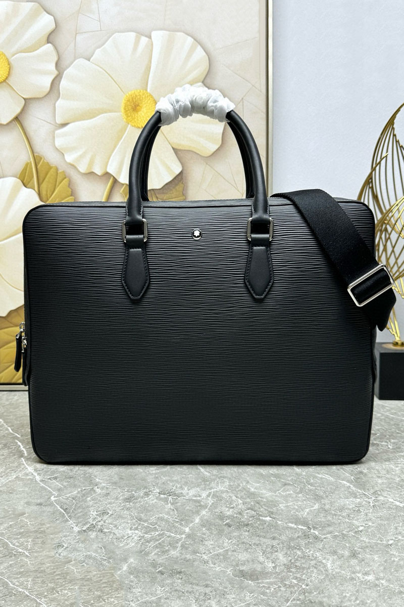 Montblanc Кожаный портфель Sartorial Premium 39.5x30x5.5 см