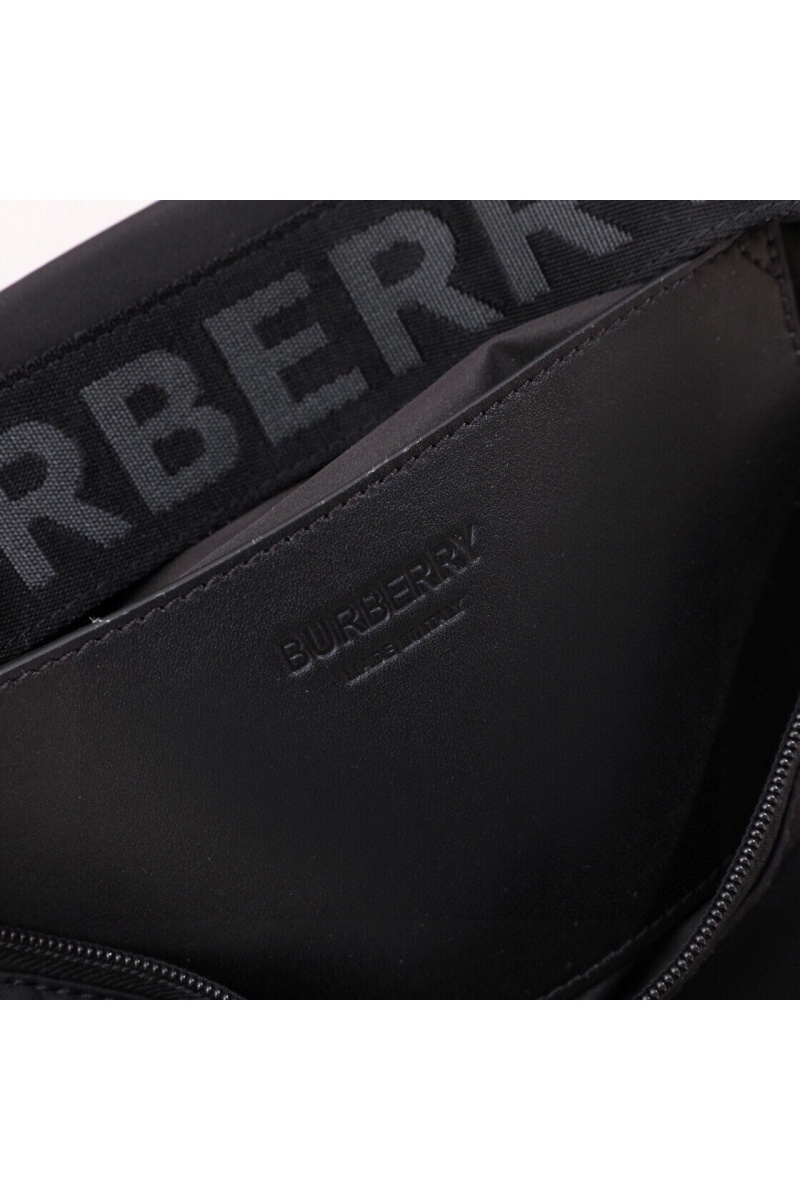 Burberry Чёрная сумка на пояс Sonny Premium 31x7.5x16 см