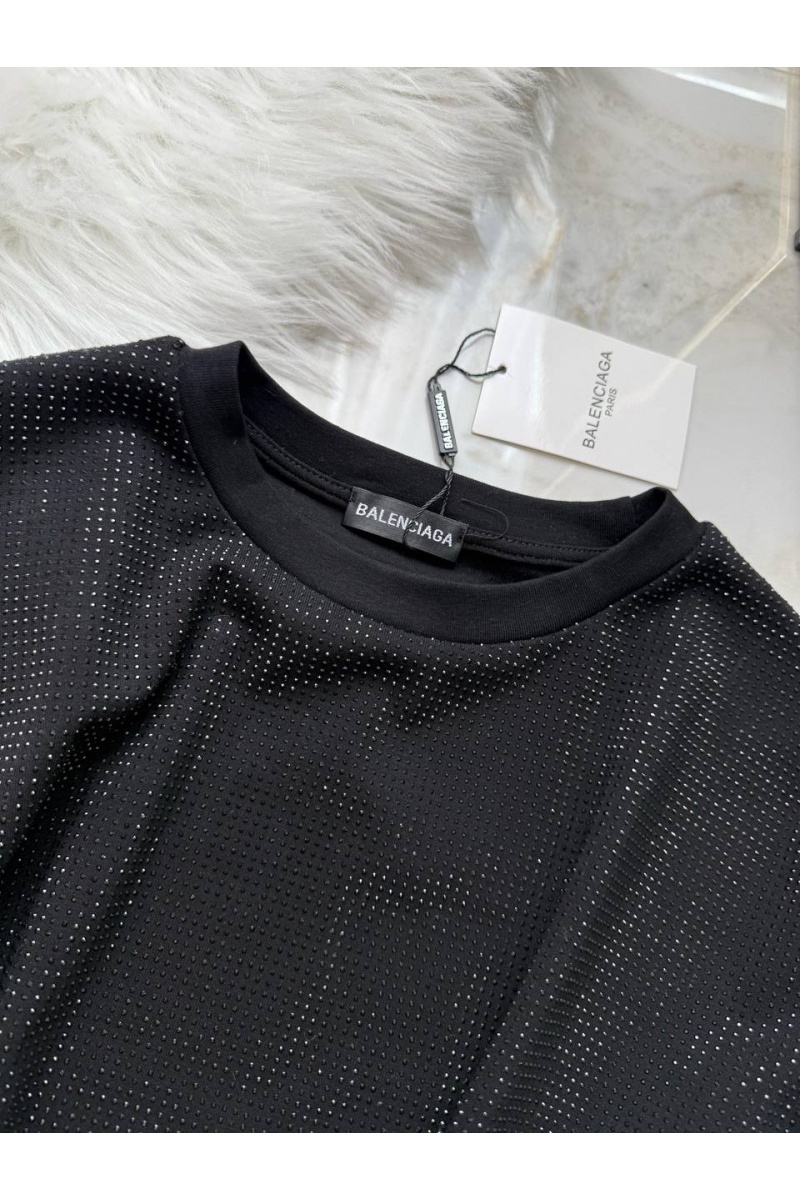 Balenciaga Женский костюм со стразами Premium - Black