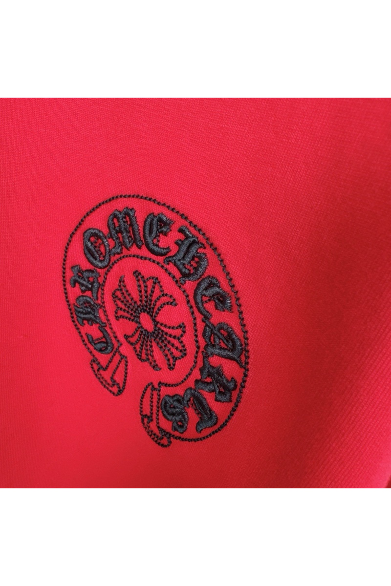 Chrome Hearts Красная оверсайз футболка Premium
