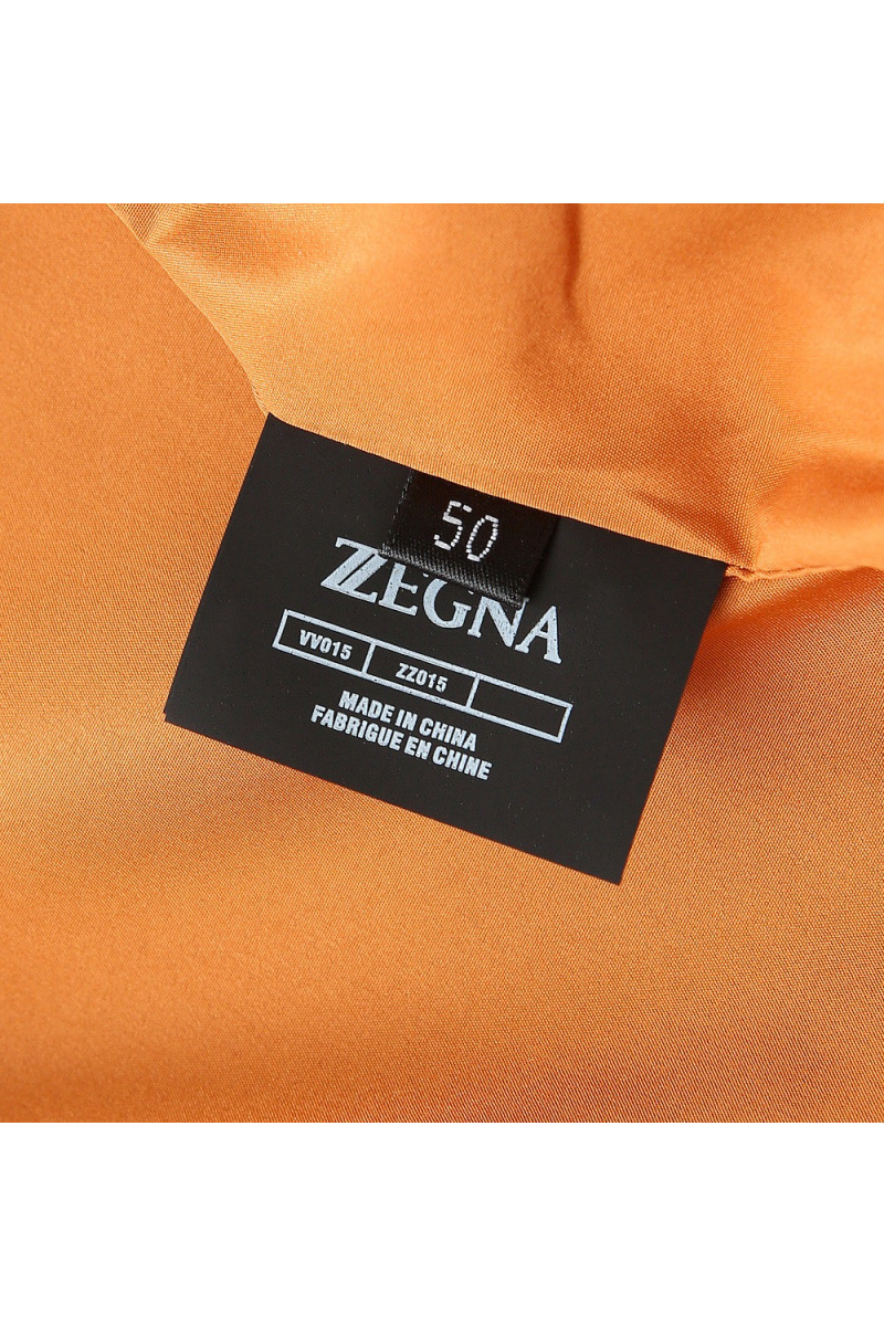 Zegna Мужская чёрная ветровка 