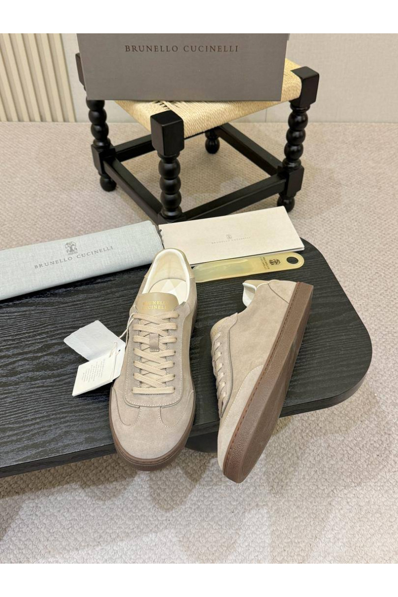 Brunеllо Сuсinеlli Замшевые кроссовки low-top - Beige
