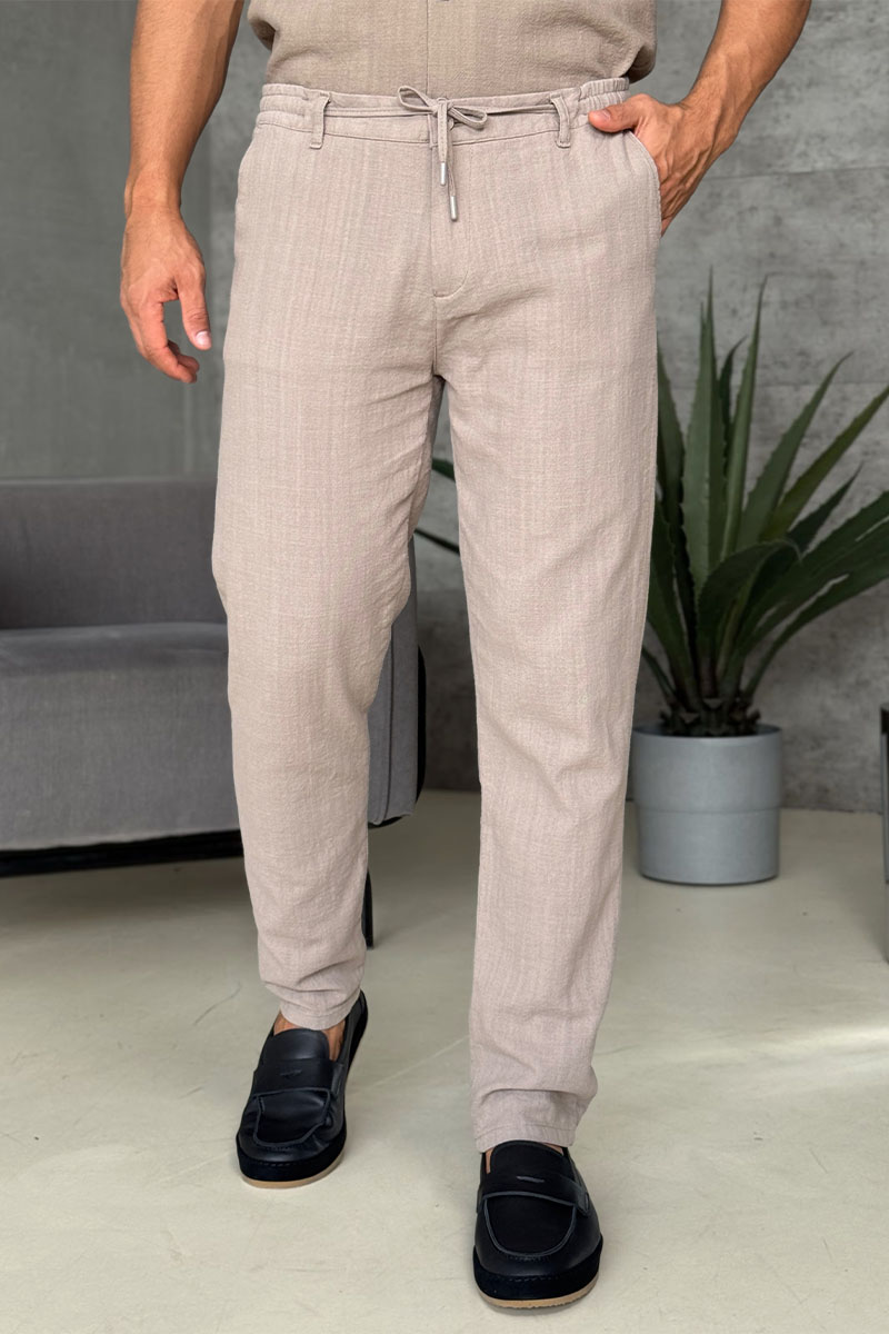 Loro Piana Мужской костюм бежевого цвета 