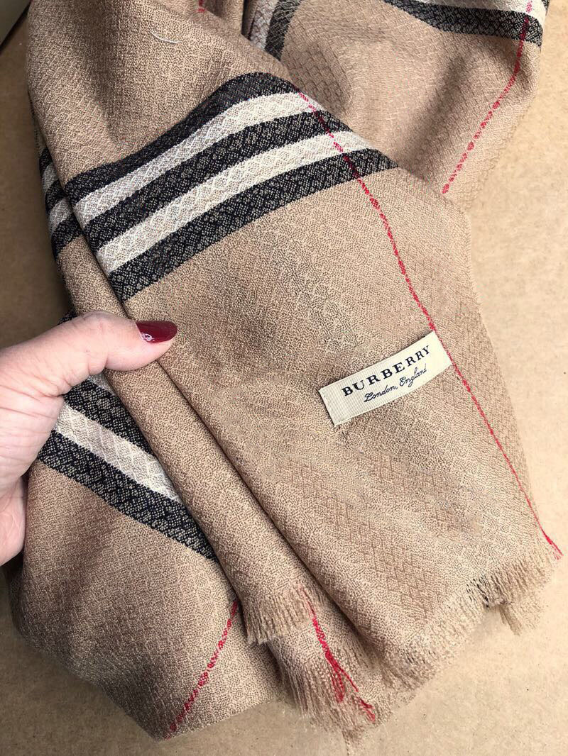Burberry Шарф Check premium 182x71 см - Beige