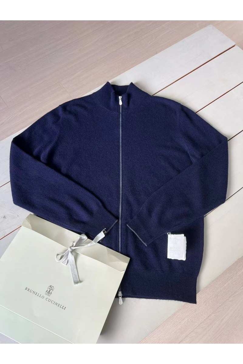 Brunеllо Сuсinеlli Кашемировый свитер Premium - Dark Blue