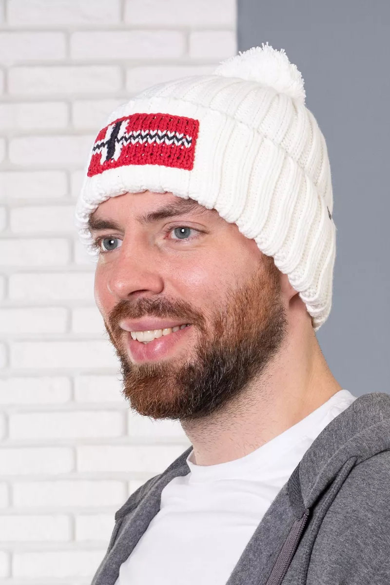 Napapijri Шапка белого цвета Semiury 