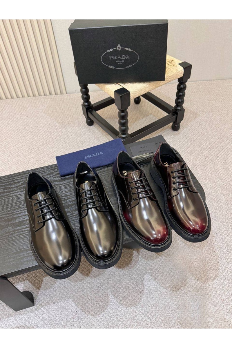 Prada Лакированные ботинки premium - Brown