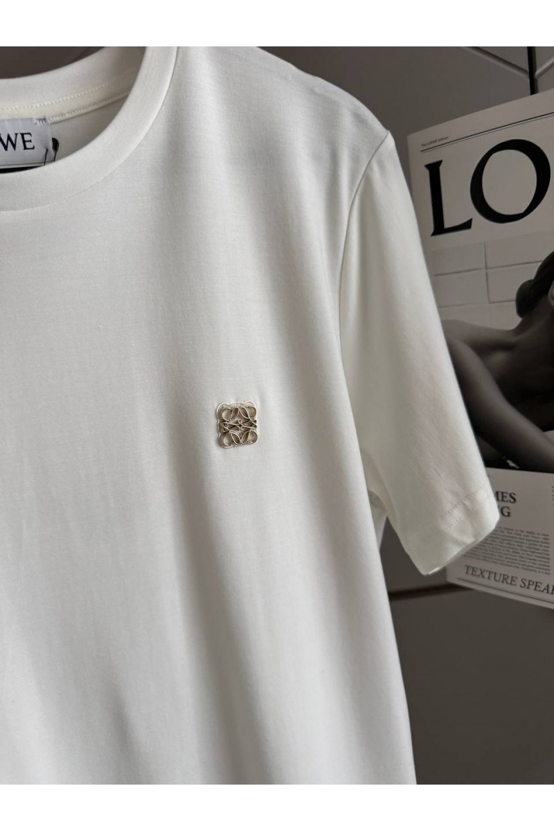 Loewe Белая женская футболка premium