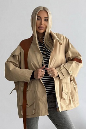 Женская ветровка premium - Beige