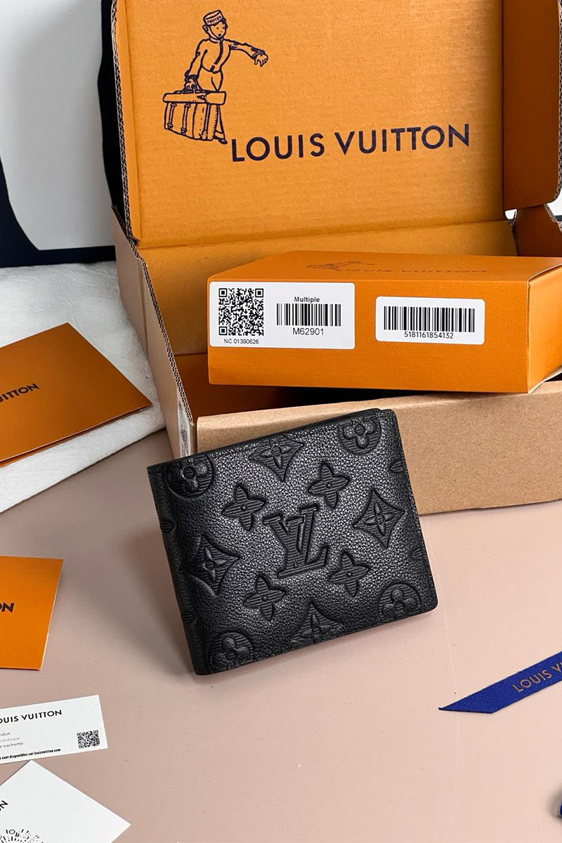 Lоuis Vuittоn Кожаный кошелёк Premium 11x9x2 см