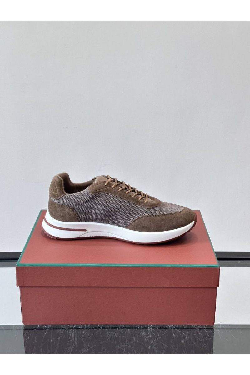 Loro Piana Мужские кроссовки Week End Walk - Brown