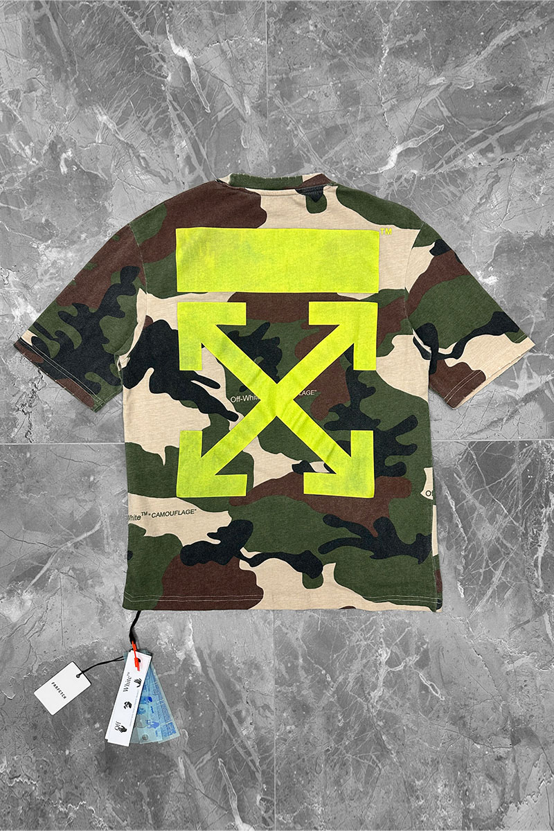 Off-White Оверсайз футболка Arrows Camo