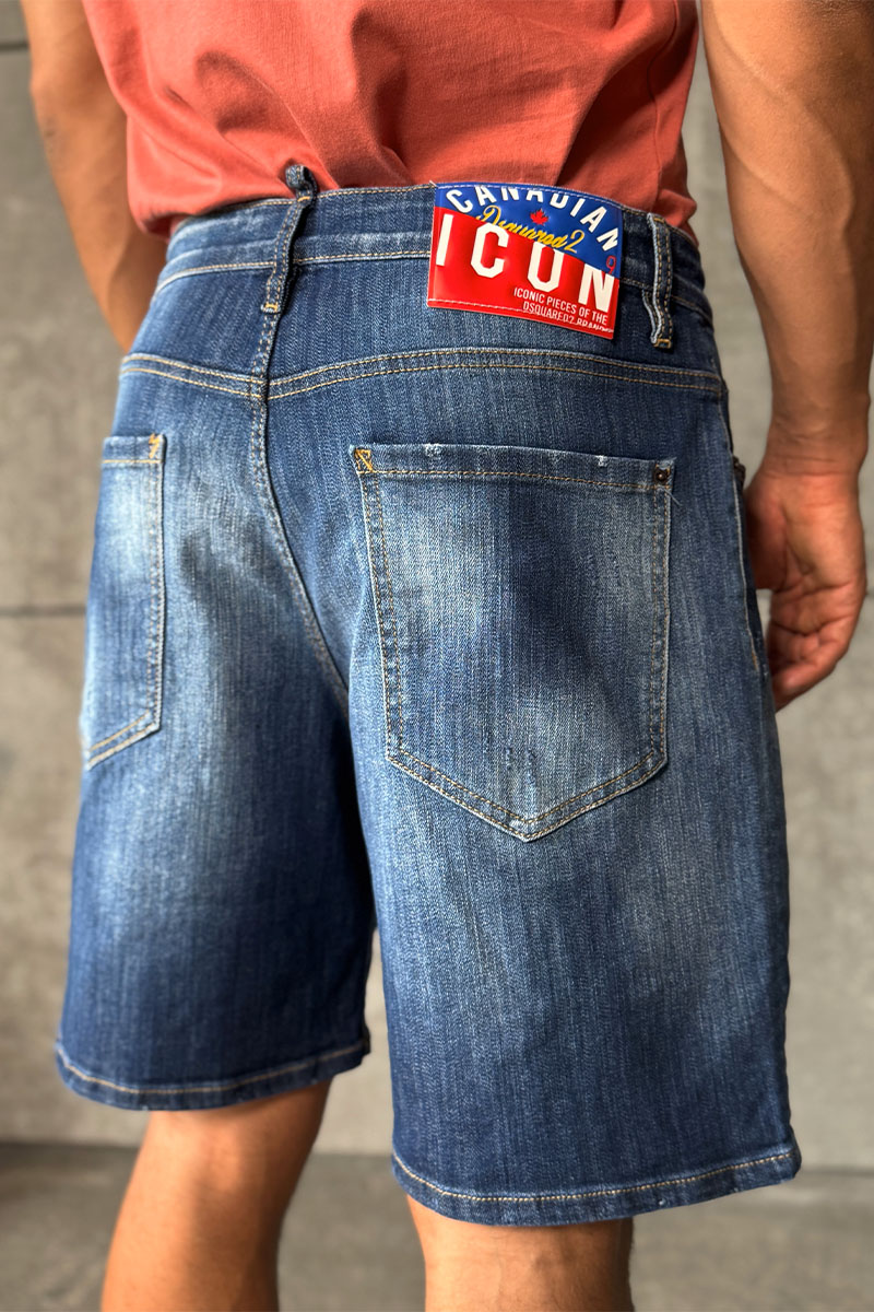 Dsquared2 Синие джинсовые шорты OVO 