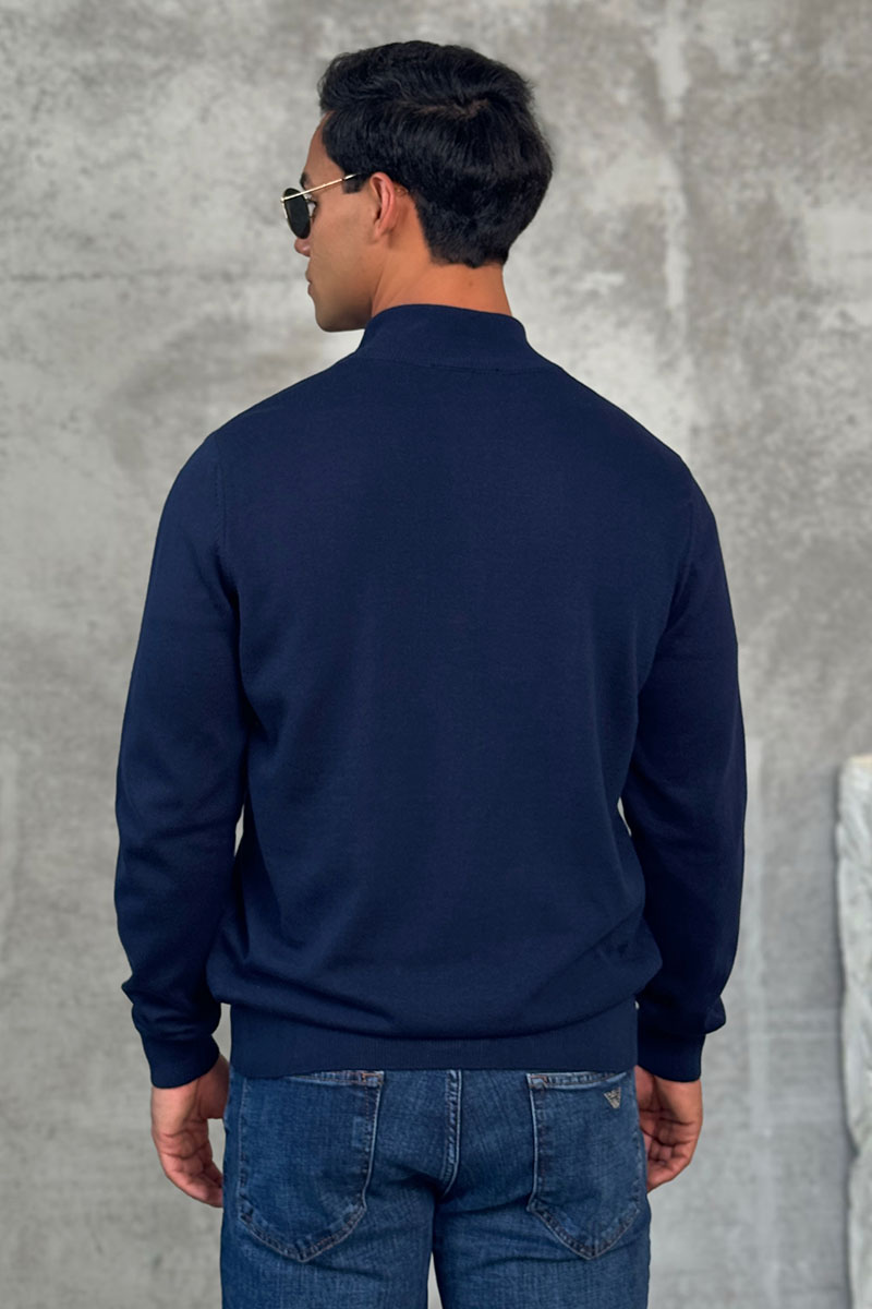 Tommy Hilfiger Кофта на молнии flag embroidery - Navy