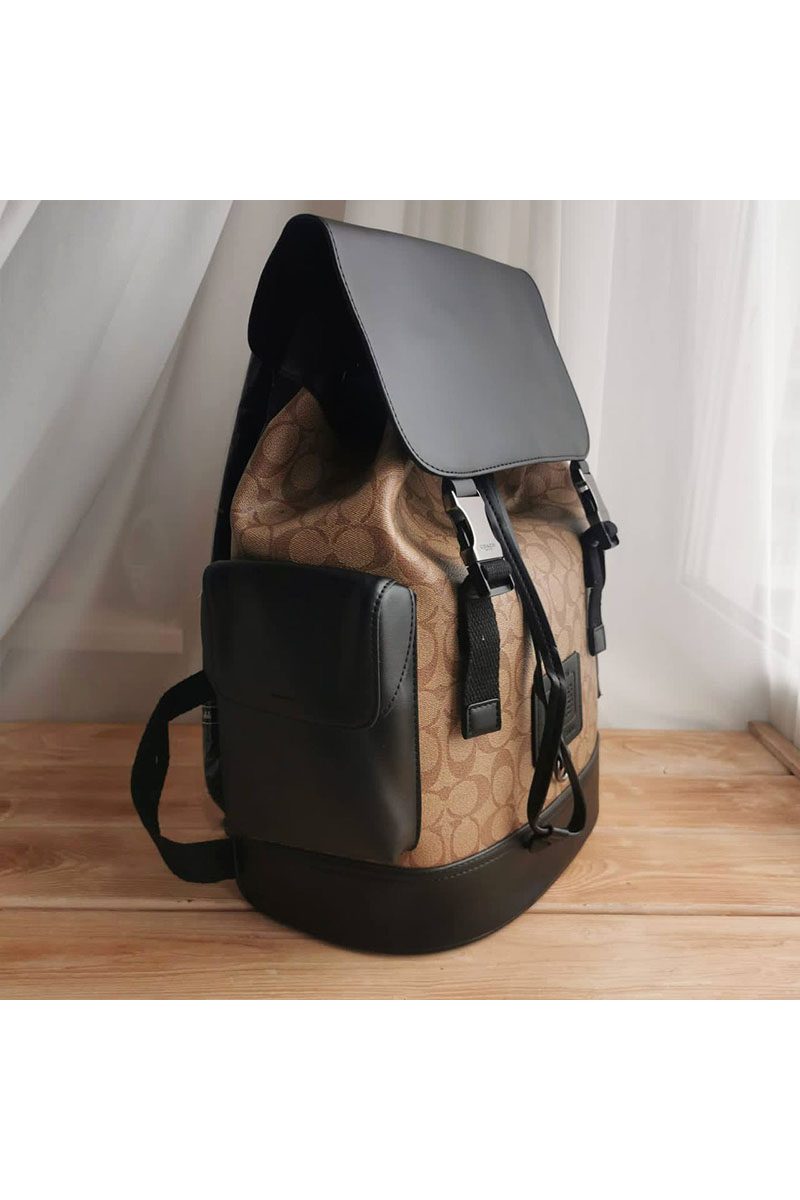 Coach Кожаный рюкзак Coach Rivington 40x30 см