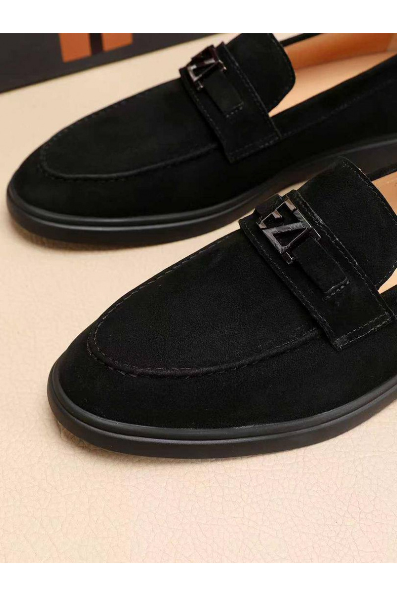 Zegna Мужские замшевые лоферы 