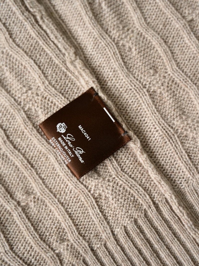 Loro Piana Кашемировый свитер Premium zip-neck - Beige