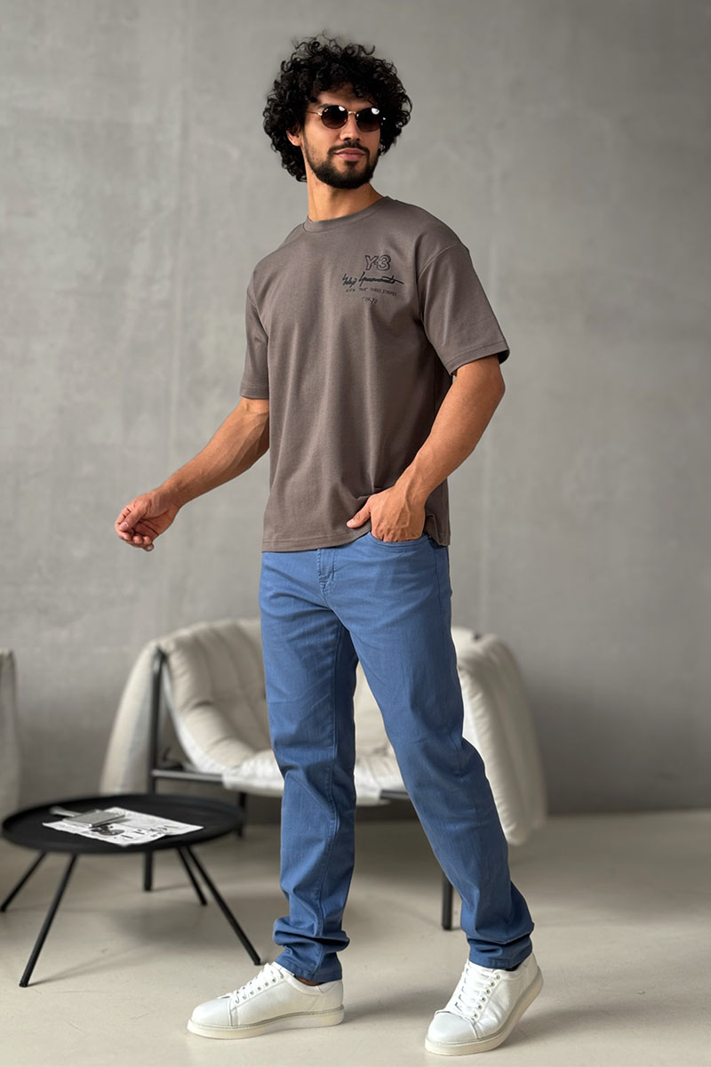 Y-3 Yohji Yamamoto Мужская чёрная футболка 