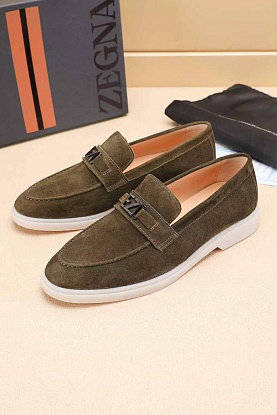 Мужские замшевые лоферы 