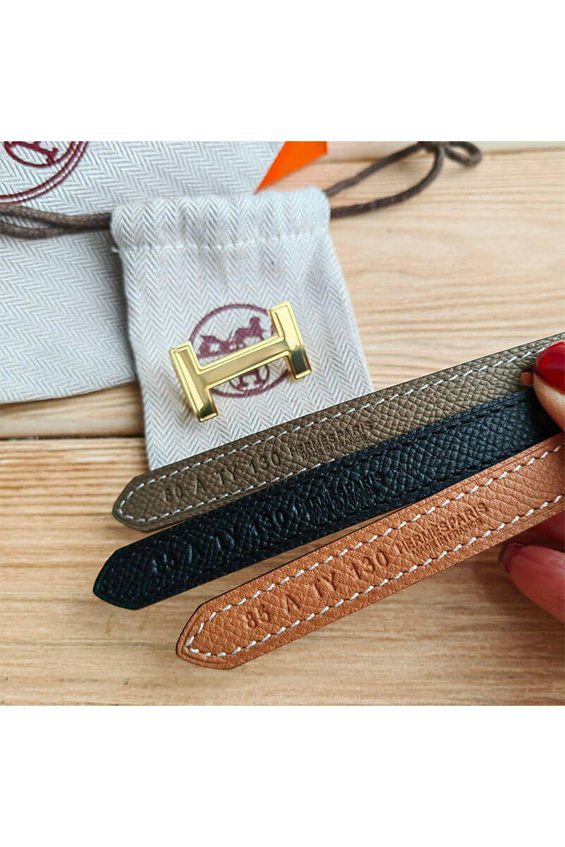 Hermes Кожаный ремень Hermes (длина 80 / 85 см)
