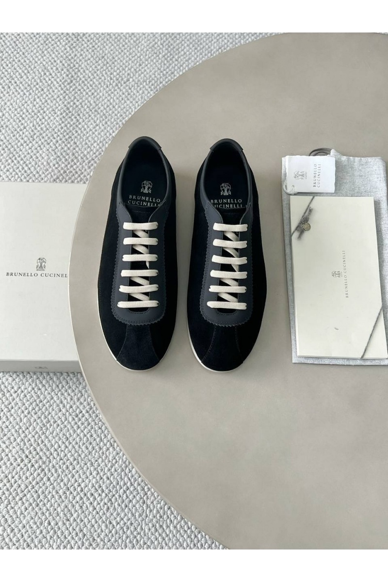 Brunеllо Сuсinеlli Замшевые кроссовки Premium - Black