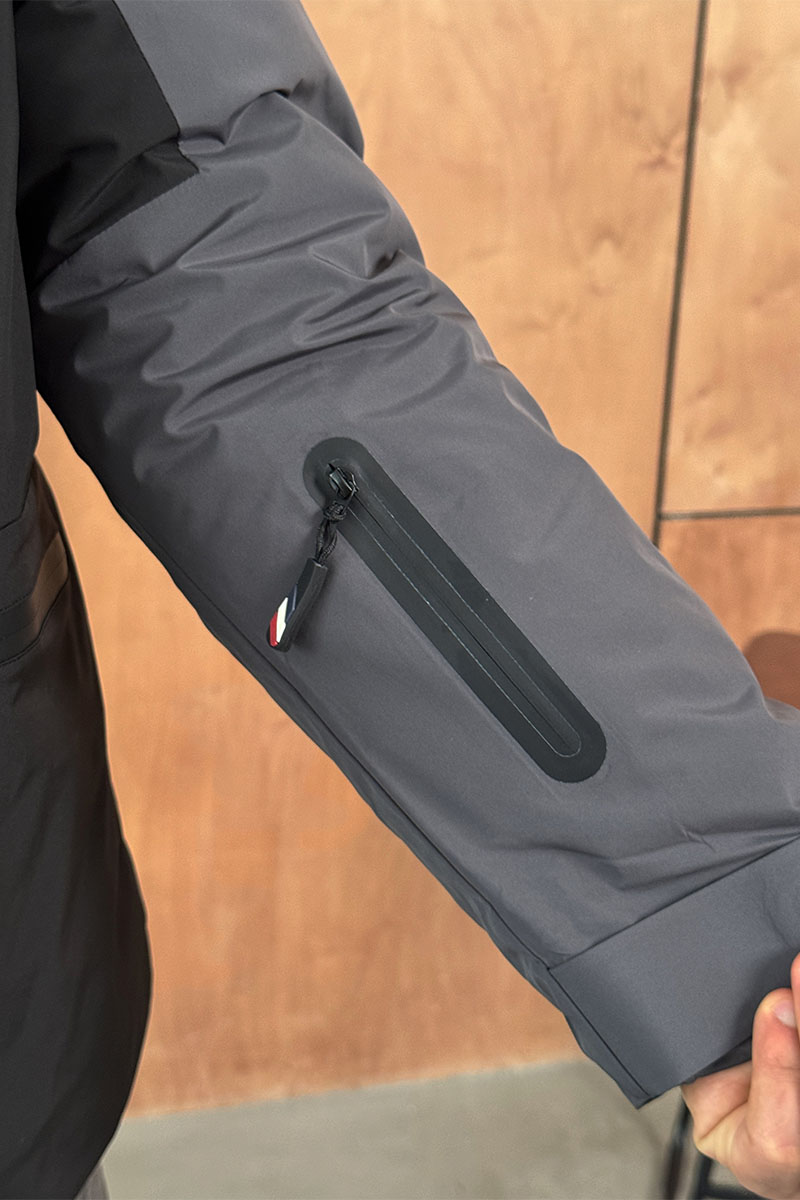 Moncler Пуховик Grenoble Fussen Ski - Black / Grey 