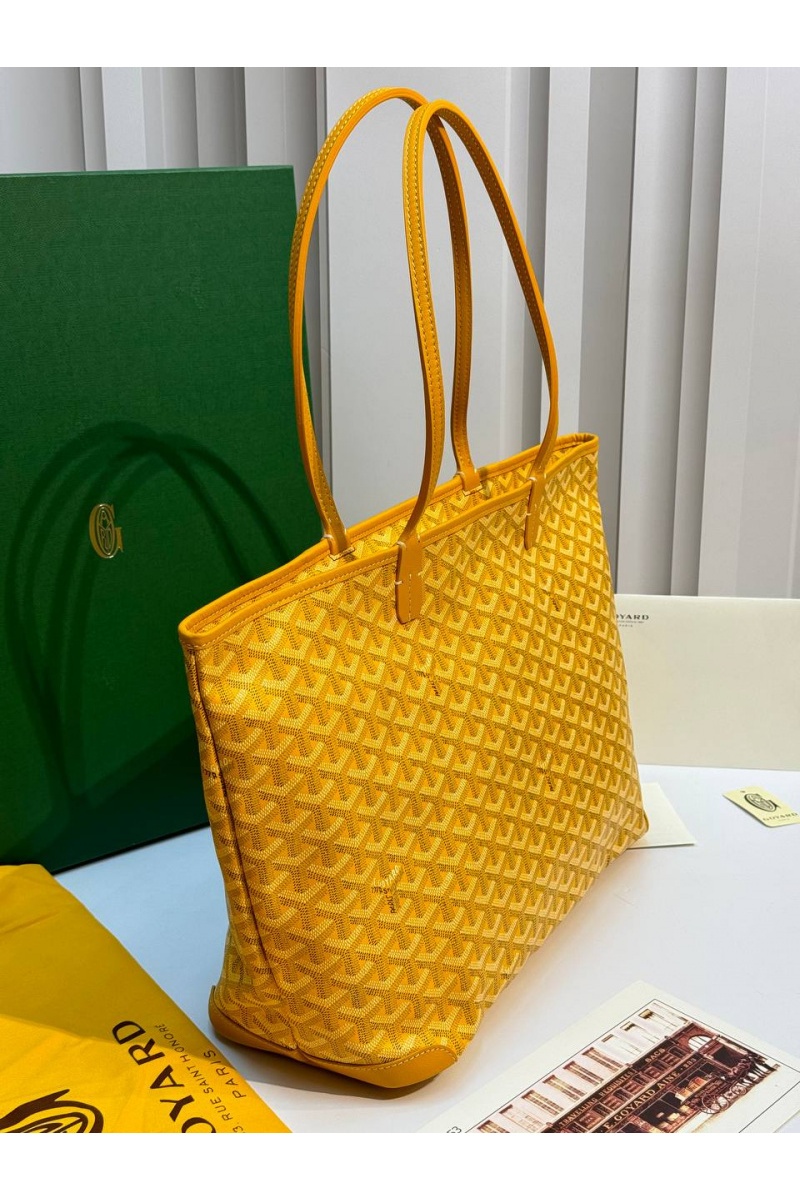 Designer Clothing Кожаная сумка Goyard Artois premium 31x24x15 см