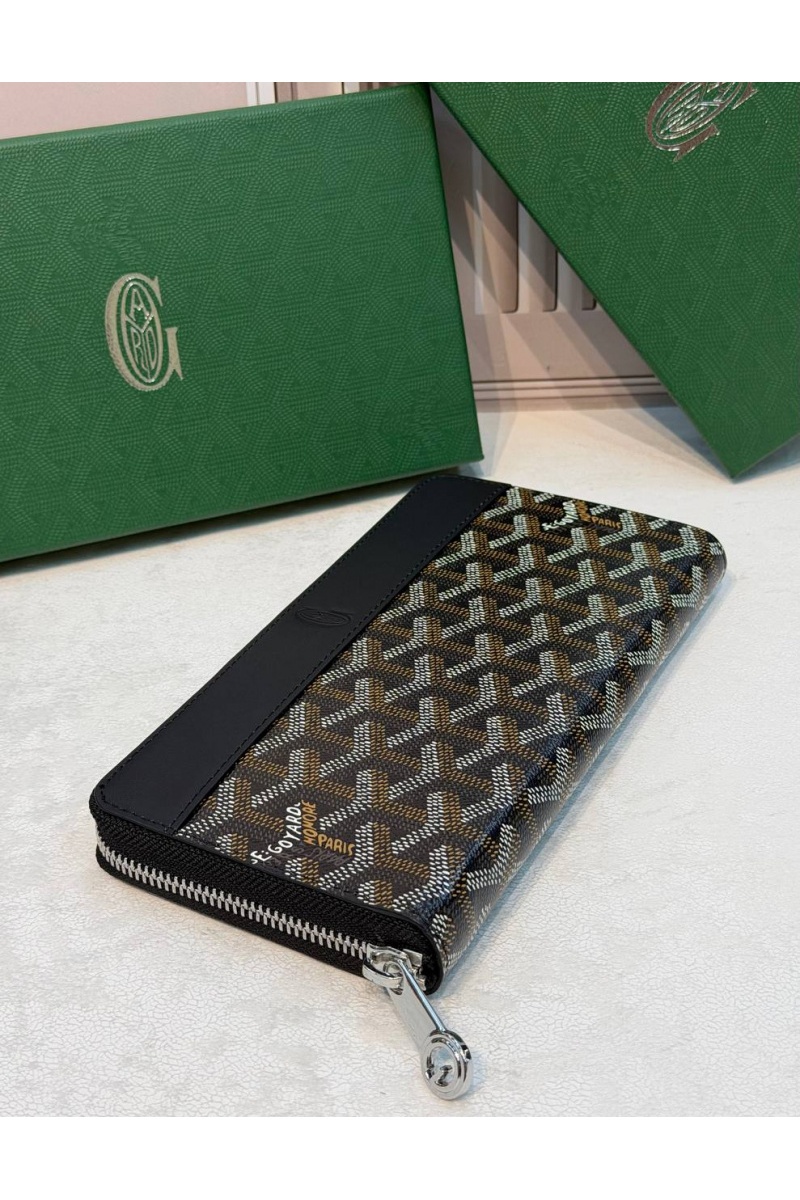 Designer Clothing Кожаное портмоне Goyard Matignon GM premium 20x11x2.3 см