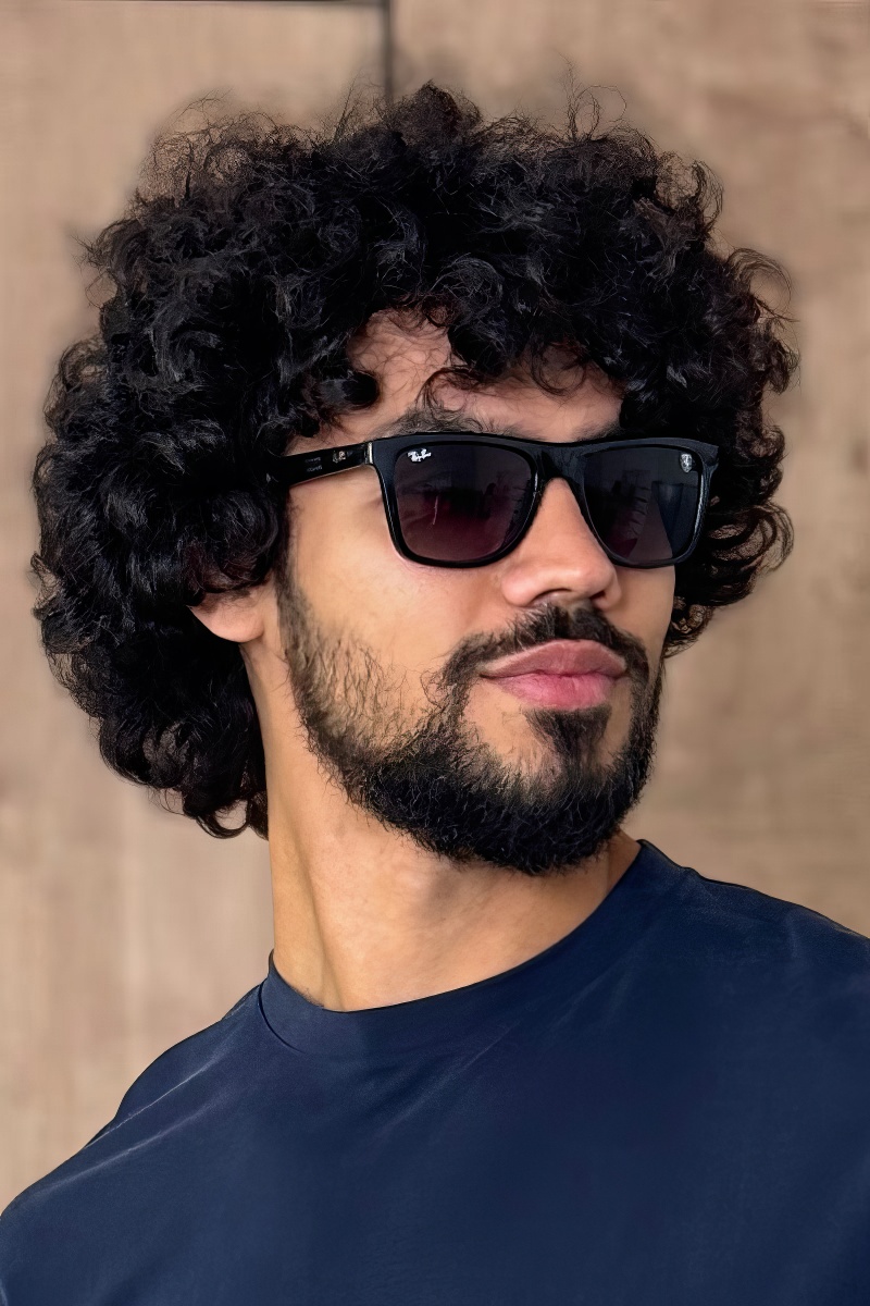 Ray-Ban Солнцезащитные очки Scuderia Ferrari - Black