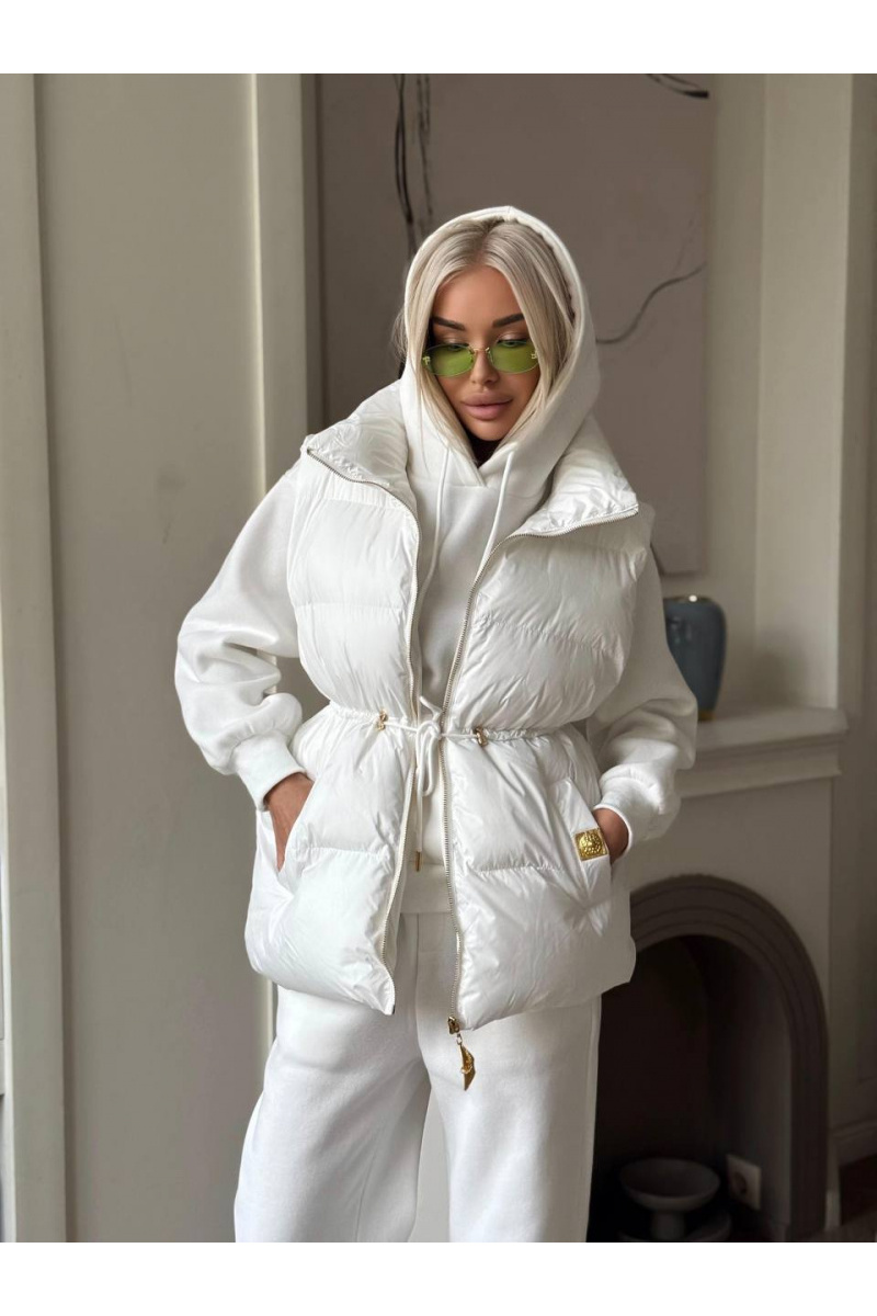 Schiaparelli Женский костюм тройка на флисе premium - White