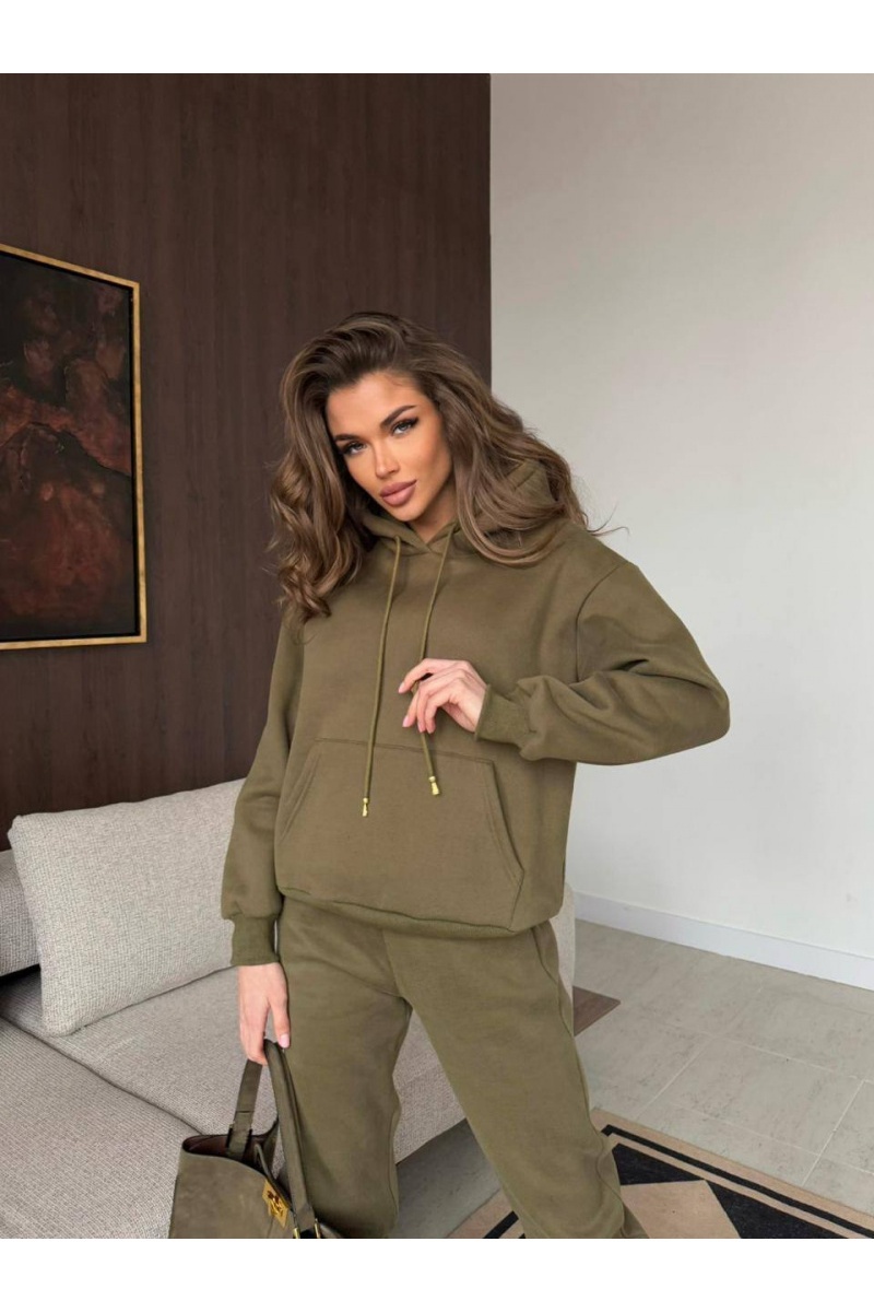 Schiaparelli Женский костюм тройка на флисе premium - Green