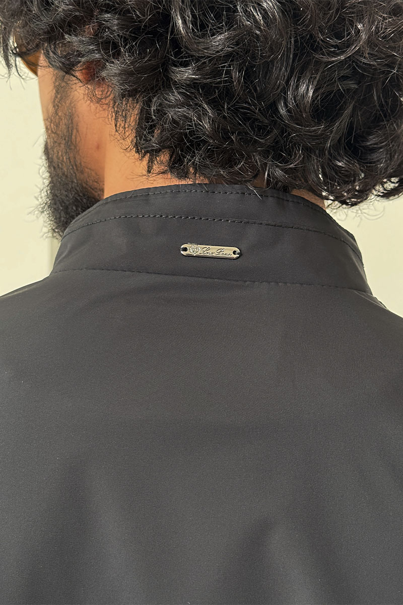 Loro Piana Мужская чёрная ветровка 