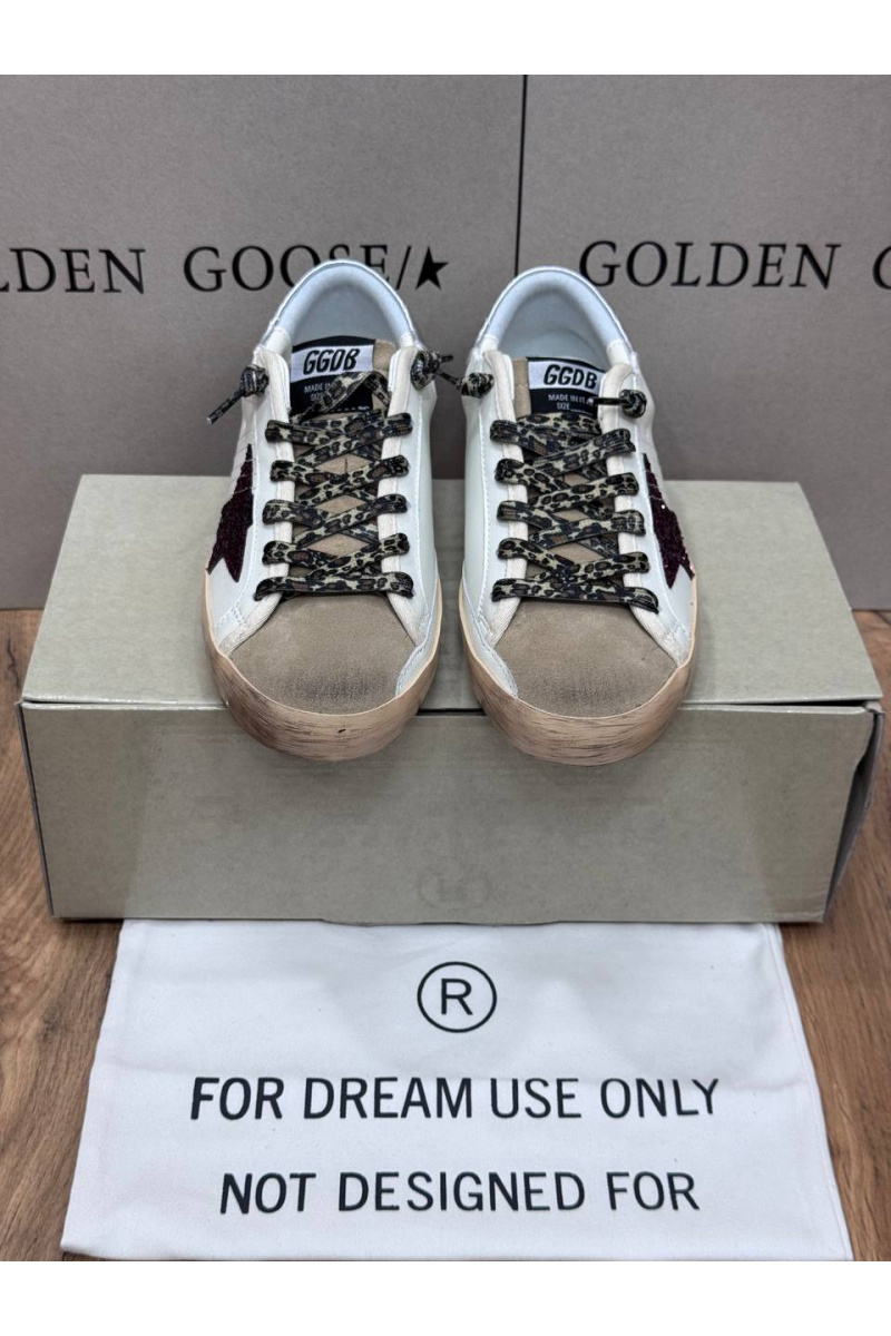 Designer Clothing Женские кожаные кроссовки Golden Goose Ball Star premium