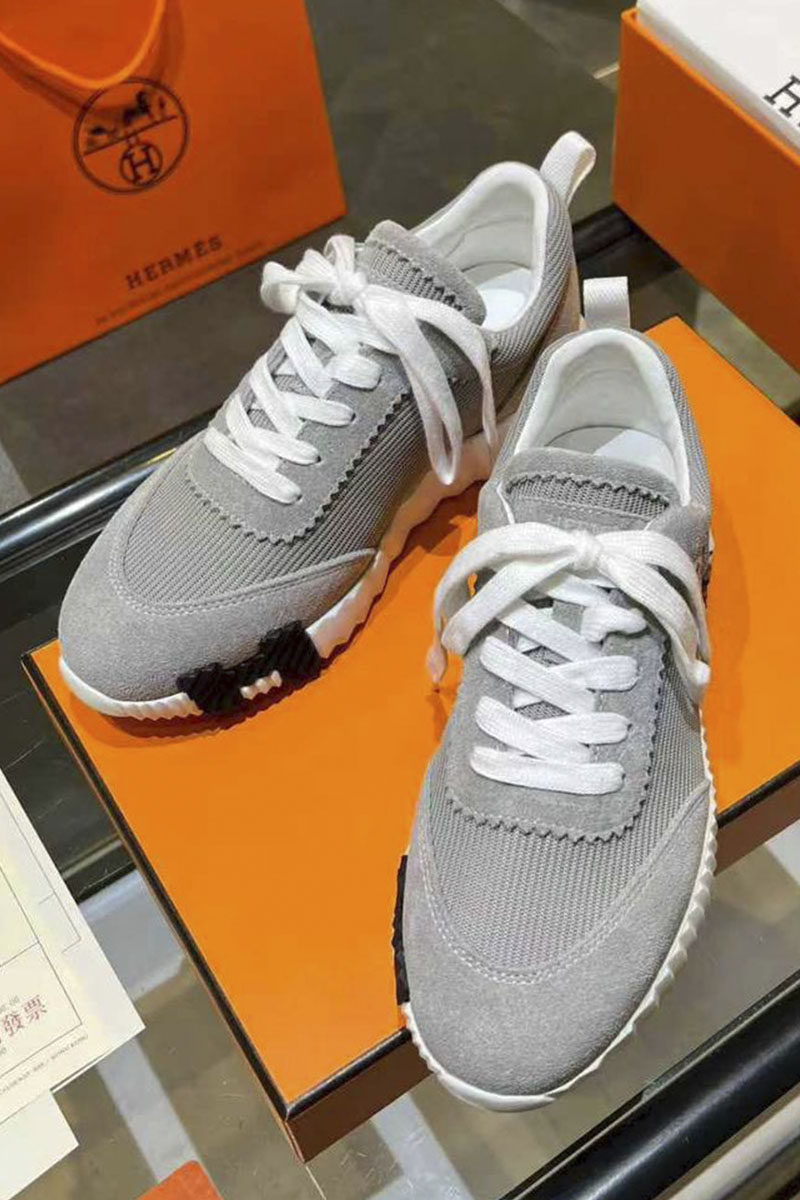 Hermes Женские комбинированные кроссовки Bouncing premium