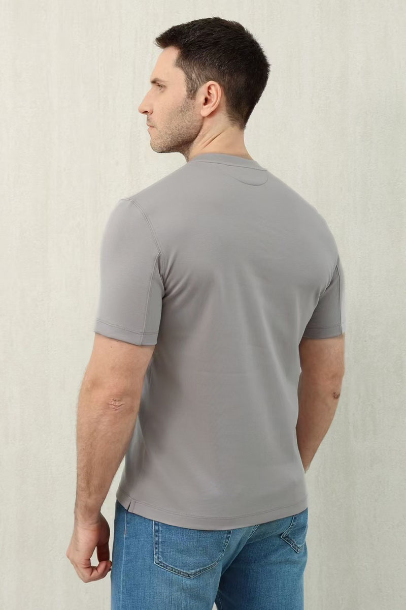 Brunеllо Сuсinеlli Мужская светло-серая футболка premium