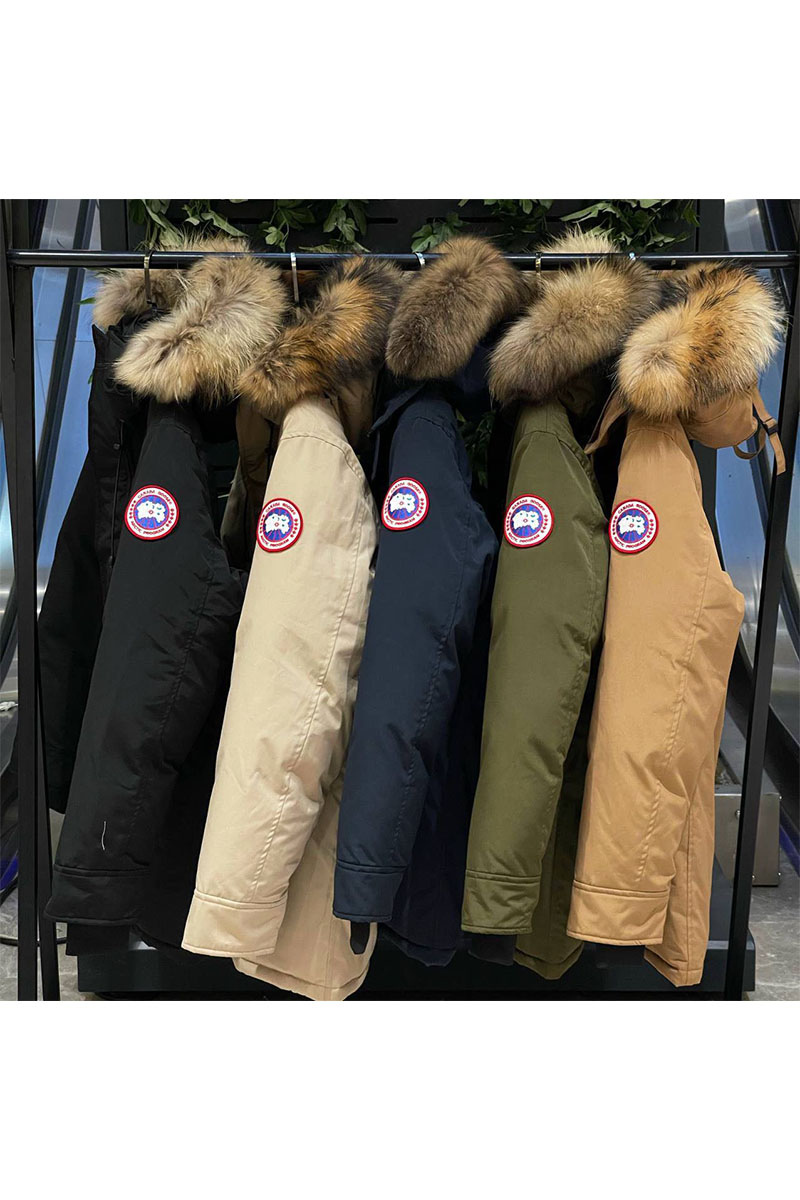 Canada Goose Утеплённая парка тёмно-синего цвета Langford
