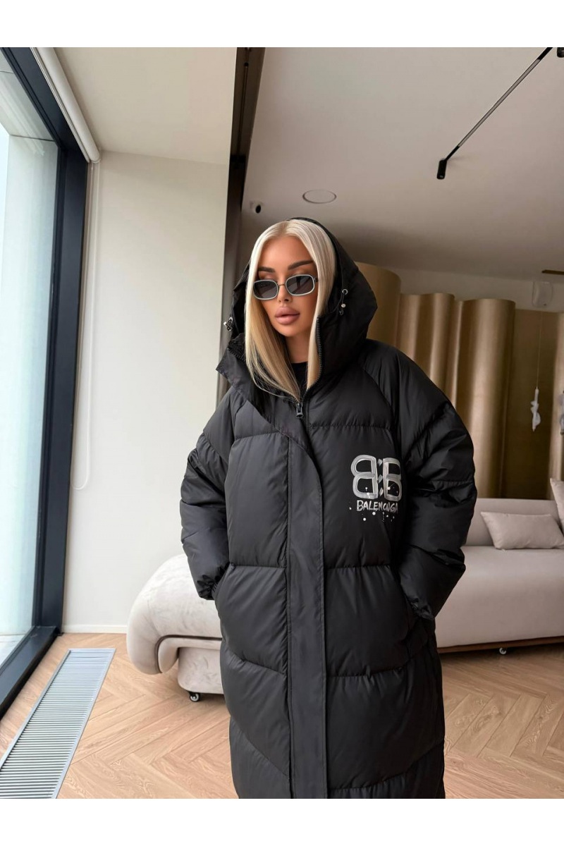 Balenciaga Женская пуховая куртка Premium - Black