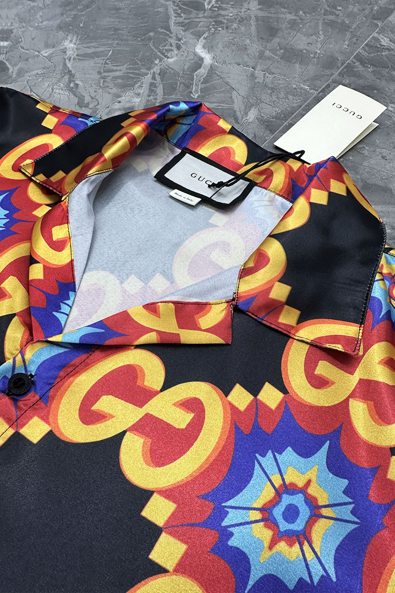 Gucci Мужская рубашка GG Kaleidoscope 
