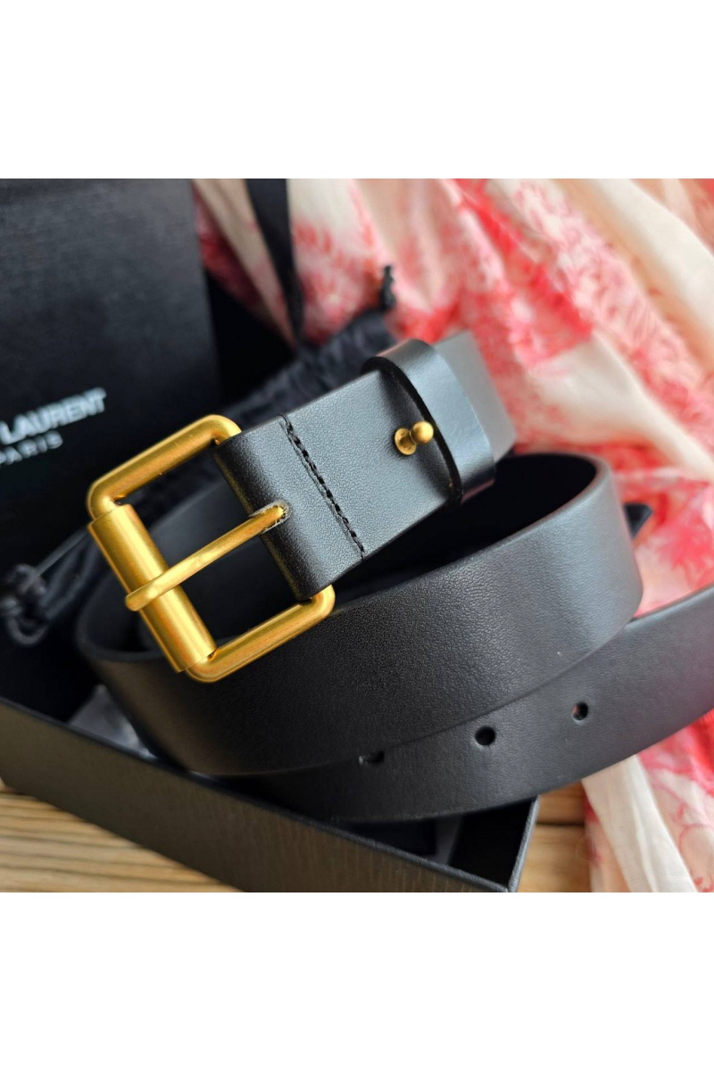 Yves Saint Laurent Женский кожаный ремень (длина  85 / 90 см)