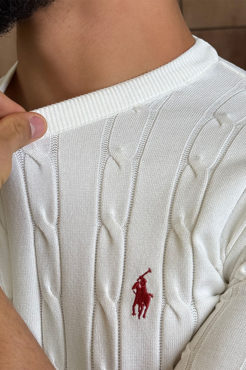 Polo Ralph Lauren Мужская белая футболка 