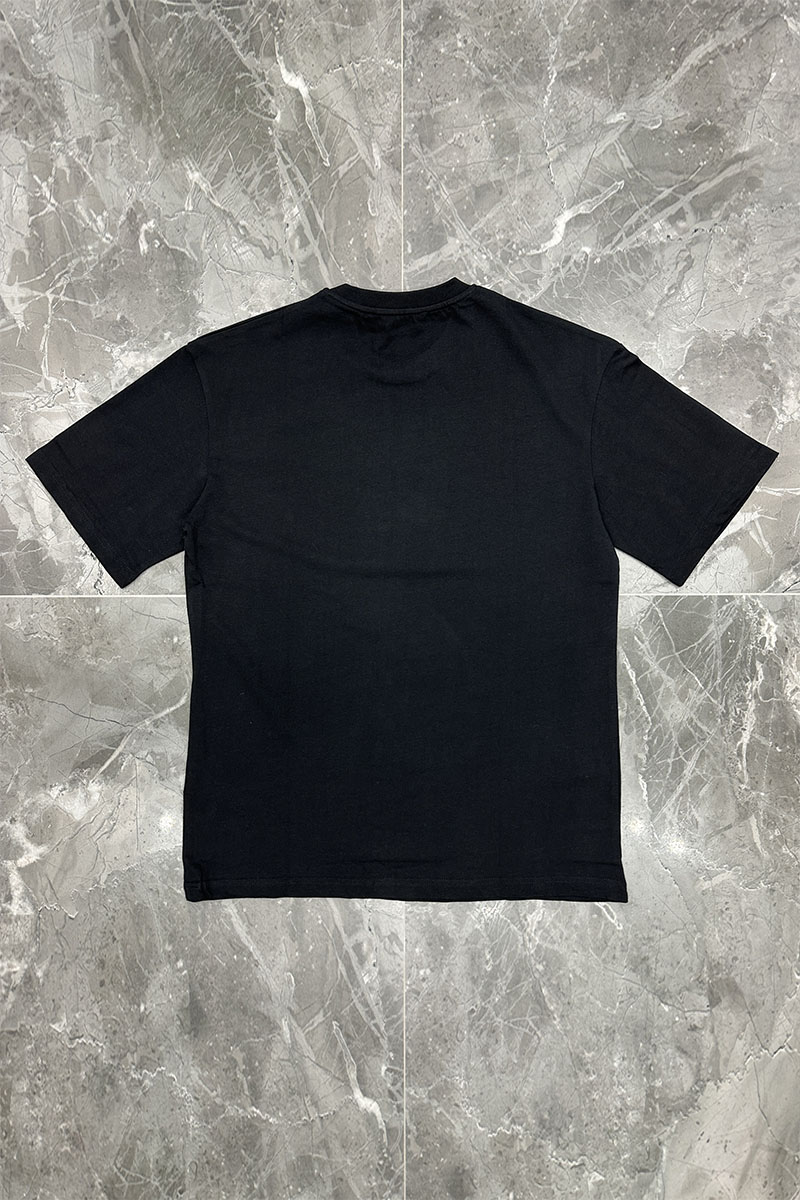 Gucci Чёрная оверсайз футболка GG logo-print