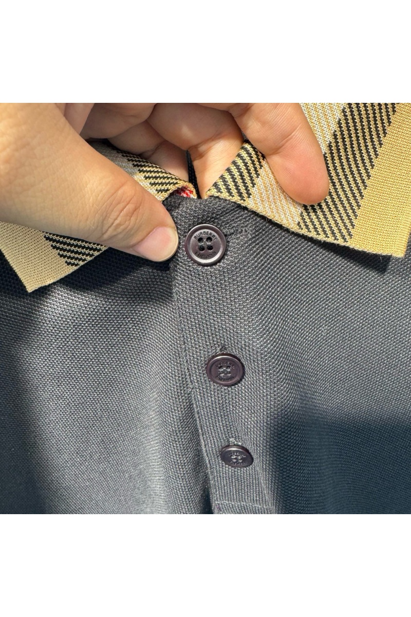 Burberry Мужское поло Premium - Black