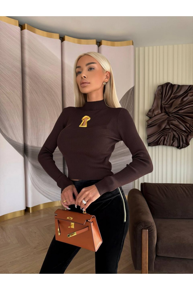 Schiaparelli Женский лонгслив Premium - Brown